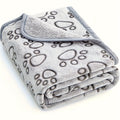 Soft Fluffy Cute Cartoon Pattern Pet Blanket