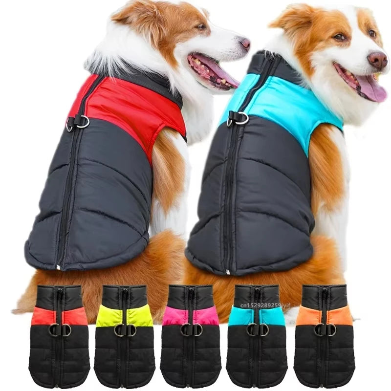 Waterproof Winter Dog Jacket | Padded Warm Pet Coat