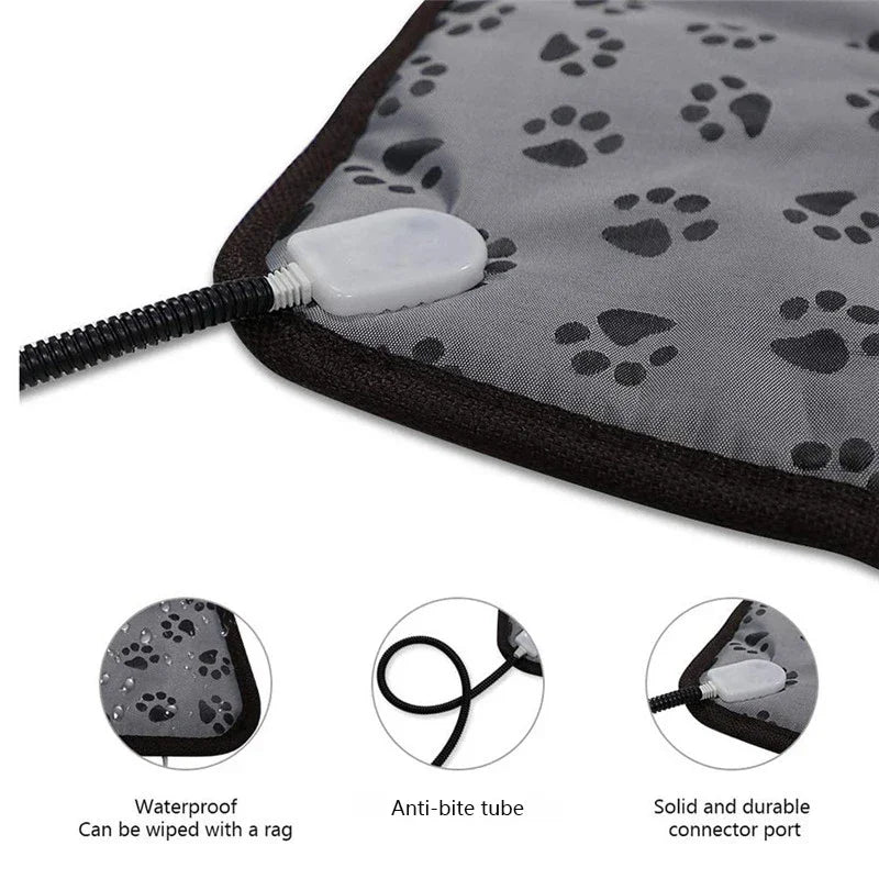 Waterproof Electric Pet Heated Mat with Smart Timer