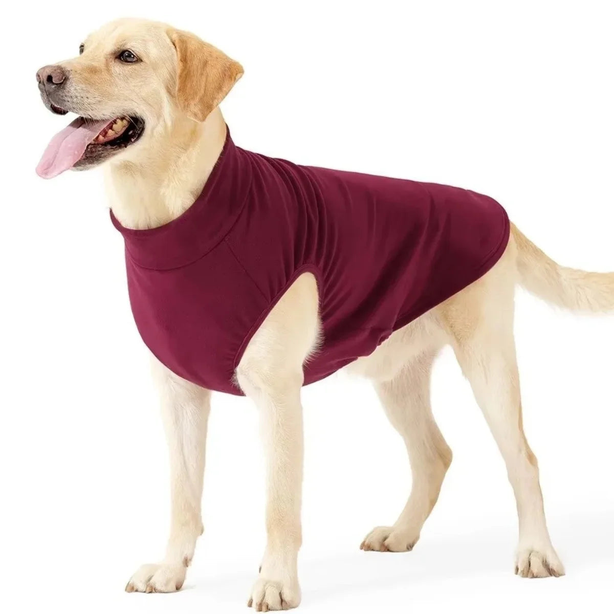 Ultra-Soft Solid Color Dog Sweater | Lightweight Comfort Stretch Fleece