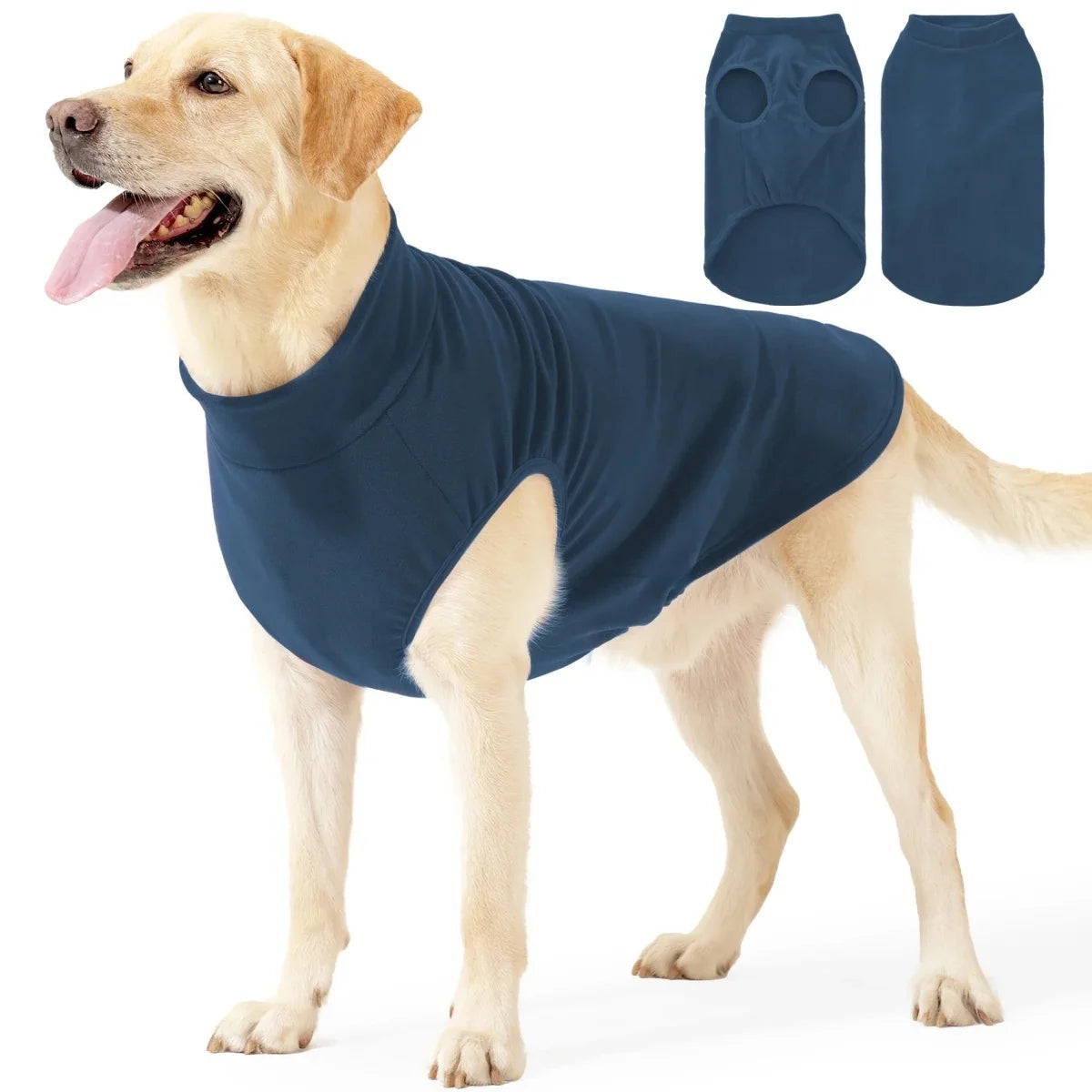 Ultra-Soft Solid Color Dog Sweater | Lightweight Comfort Stretch Fleece
