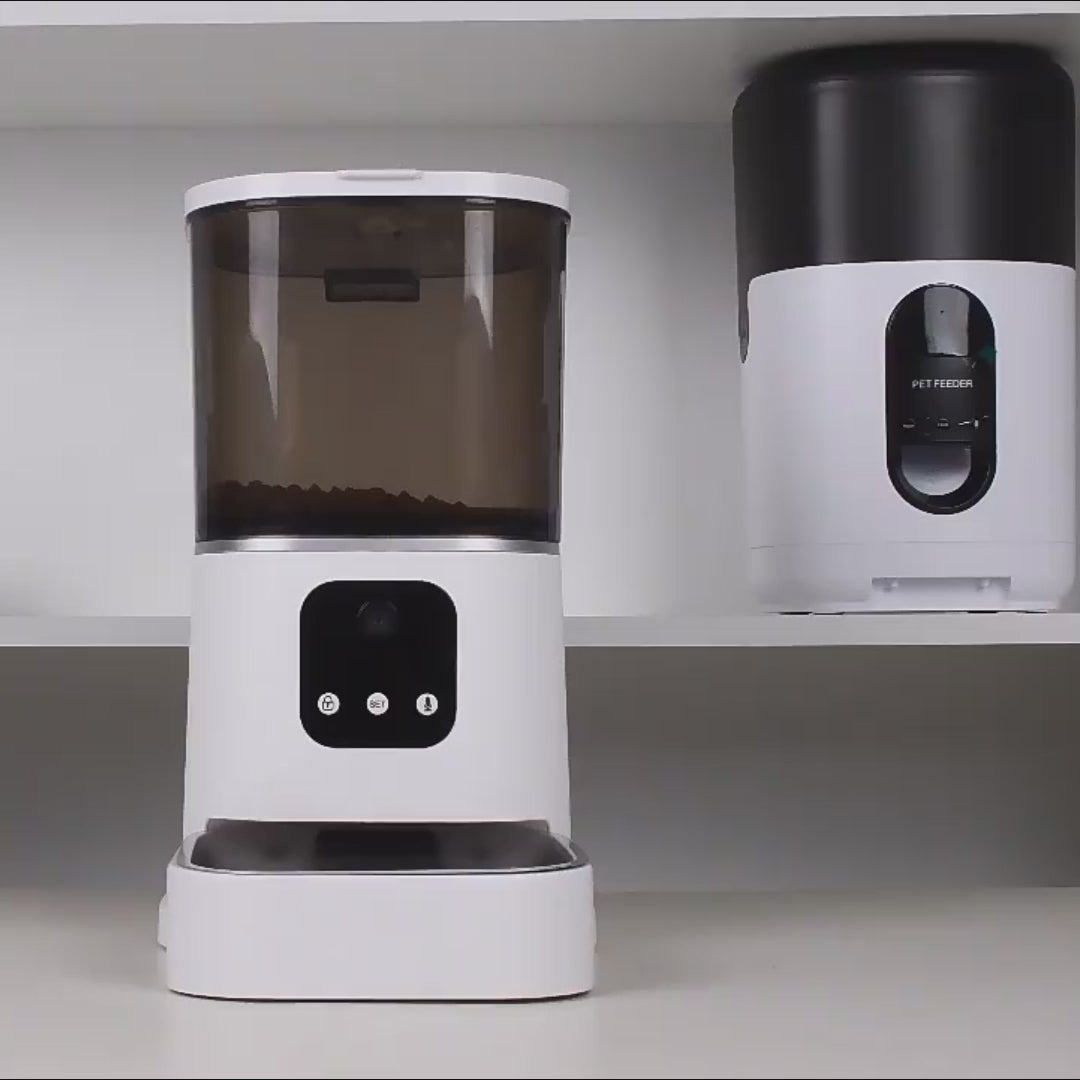 Smart WiFi Automatic Pet Feeder with App Control & Voice Recorder